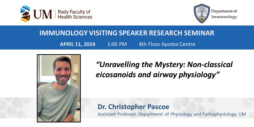 Join us Thursday as @PascoeCD discusses airway physiology. @UM_RadyFHS @um_research @umanitobasci