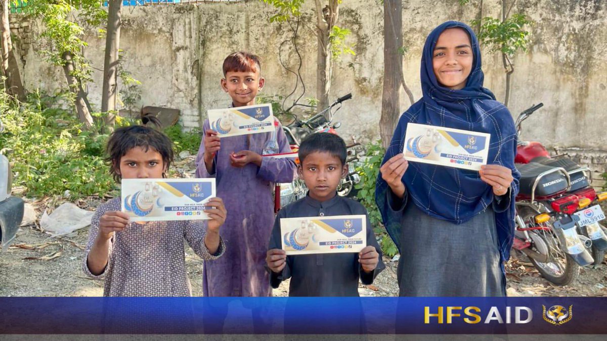 hfsaiduk's tweet photo. EID PROJECT 2024

Team HFS Aid is on the ground distributing your Zakat, Sadaqah and Fitrana to hundreds of deserving and needy children and elders during the final days of Ramadan.

May Allah accept your generous donations. https://t.co/ie7tinN4DN