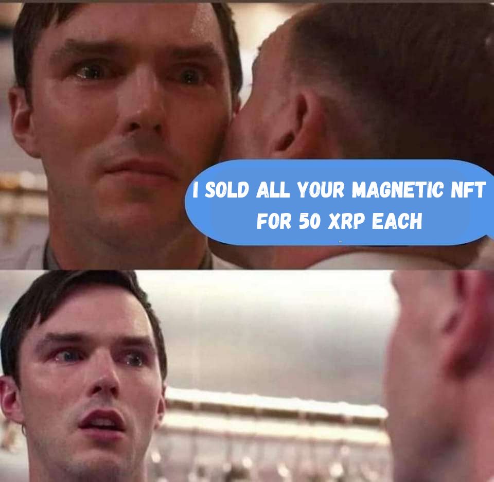 WTF did you do bro?😭
<a href="/MagneticXRPL/">Magnetic X</a> 
#MAG #NFT