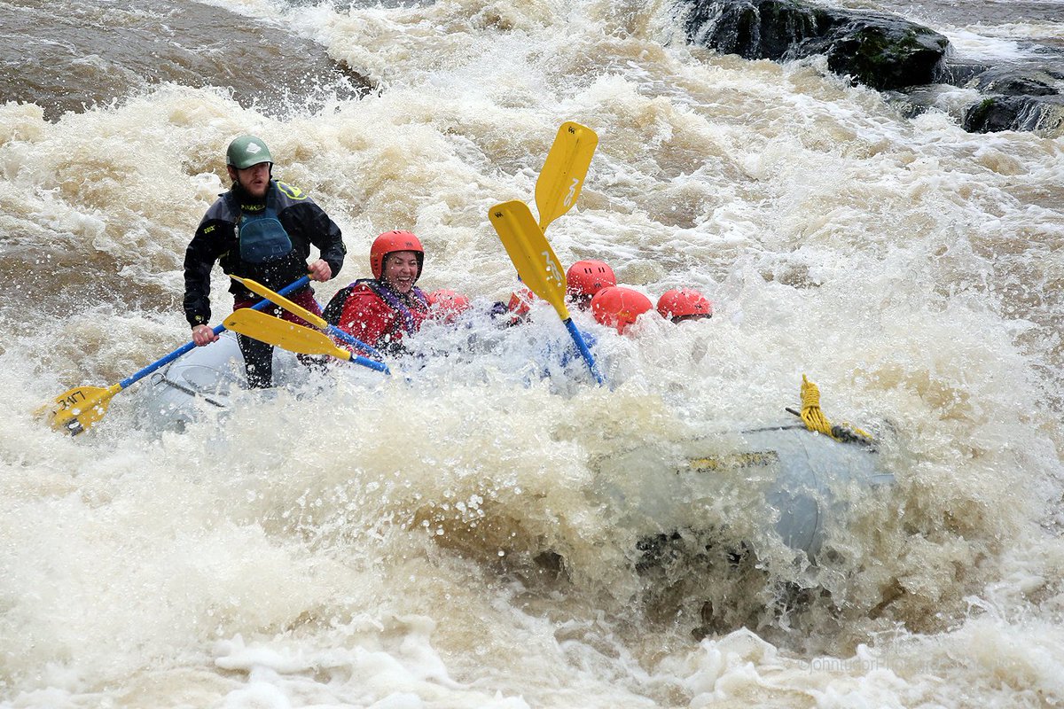 #WhitewaterRafting #wetterthebetter #teambuilding #rafting trips, we love our #CorporateGroups @AssociatedTele from #Telford out with us this morning 💪 @WWAct #NorthWales whitewateractive.co.uk 01978 860 763
