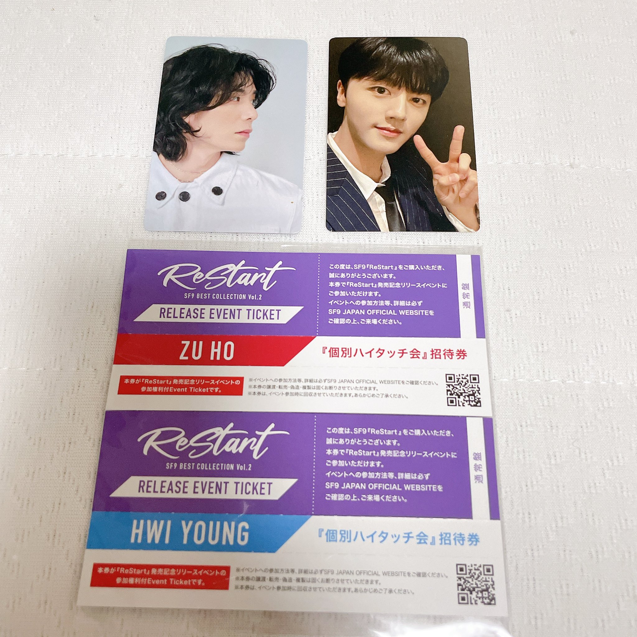 【売れ筋】 SF9 Restart テヤン リリイベ ハイタッチ 2ショット トレカ 特典 K-POP・アジア