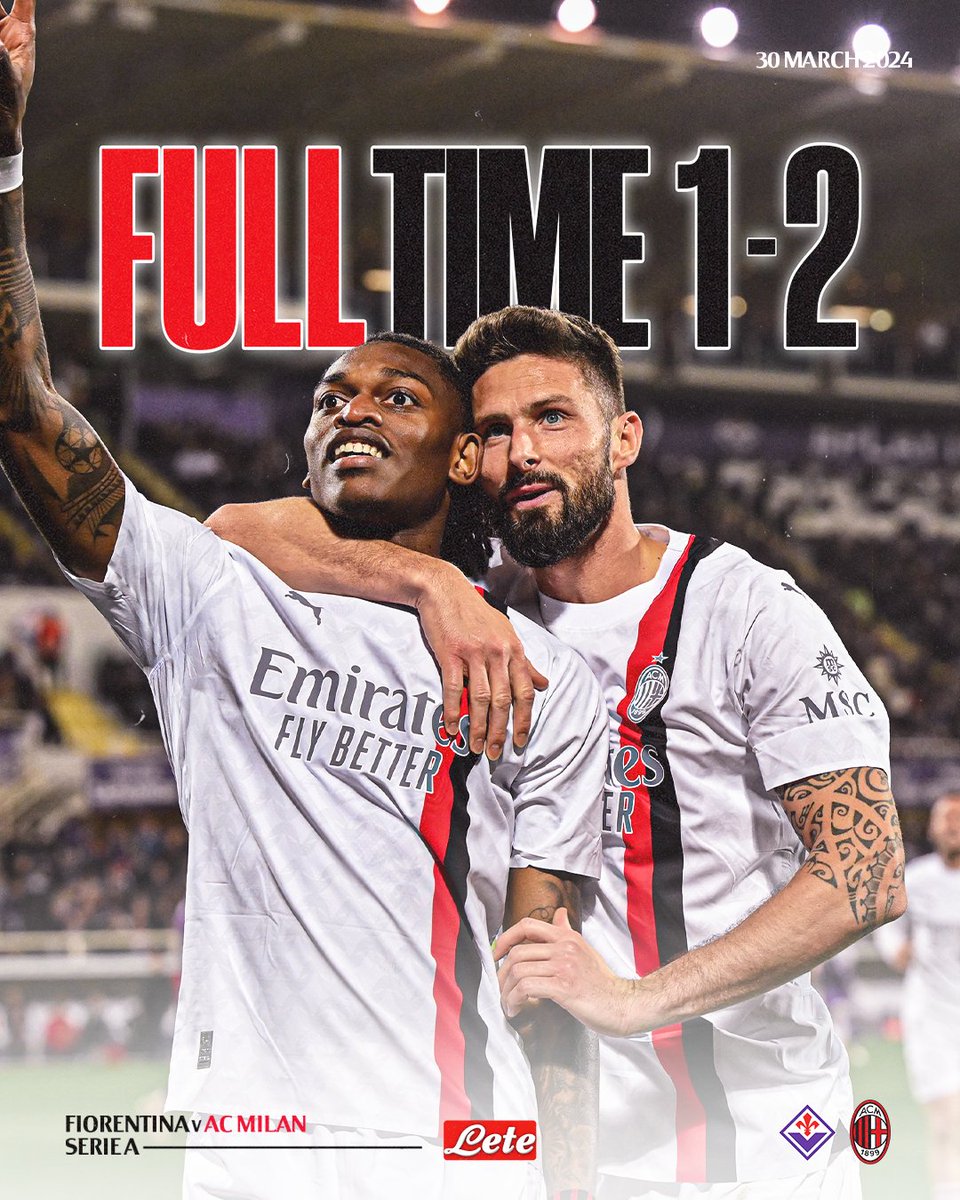 @Acqua_Lete @acmilan Three more points 👌

#FiorentinaMilan #SempreMilan
Brought to you by @play_eFootball
twitter.com/acmilan/status…