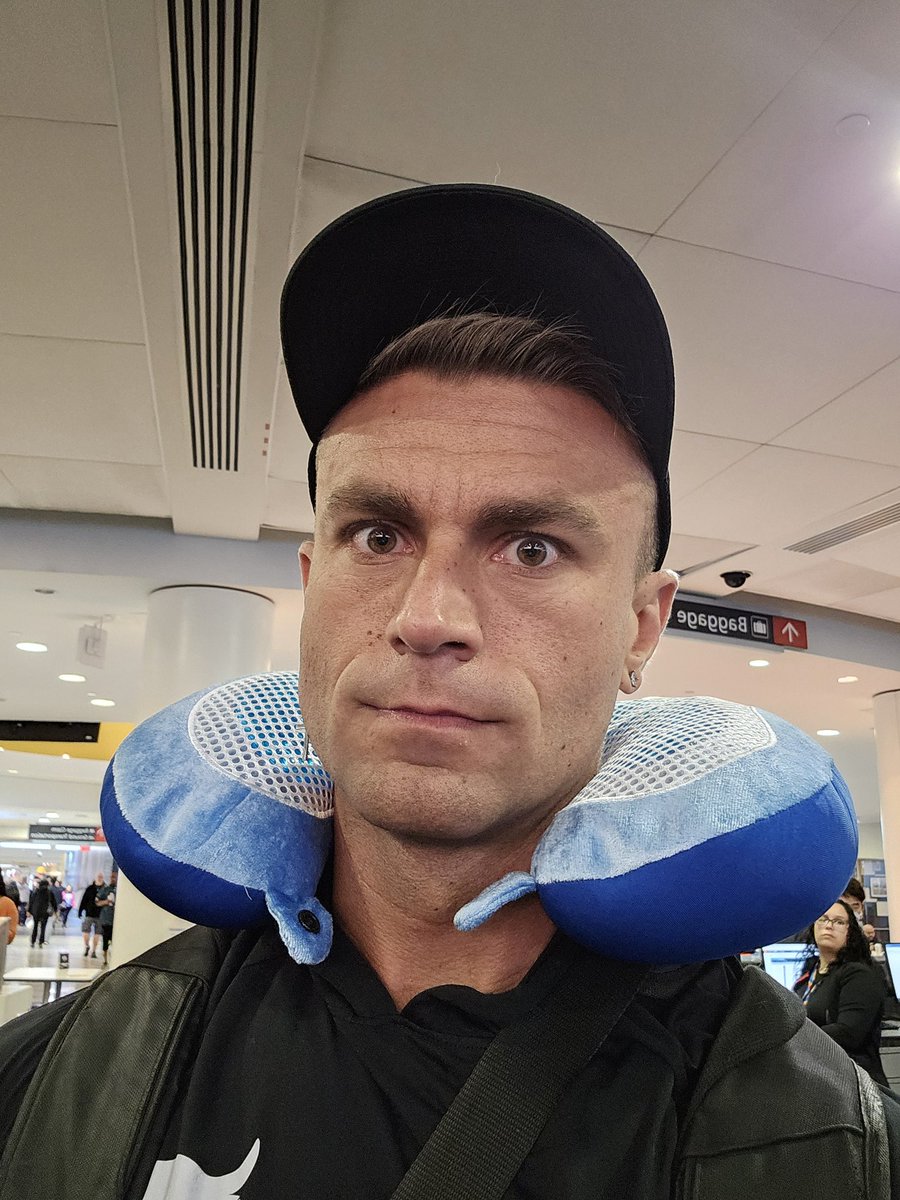 Guys, I finally did it. After years of praying, seeking, and procrastinating, I finally joined the neck pillow posse. So whatever you call it- Cushion Club, Headrest Harem, Neck-support Society, etc., call it family. Neck Pillows Unite! 😴🛏💤😊 #thatdude #jamiestanley