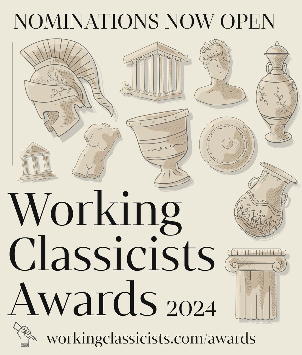 WE'RE BACK! ✊ Working Classicists Awards 2024 nominations are now open! ✊ ✨Six glamourous categories to choose from✨ 🏆Ts&Cs on the nomination form at workingclassicists.com/awards🏆