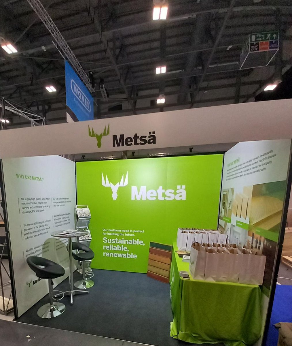 We're ready for the opening of the #NMBS show tomorrow. Come and see us on stand 240