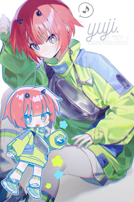 「green jacket red hair」 illustration images(Latest)