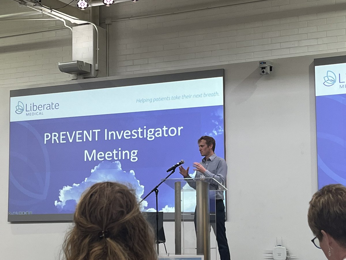Delighted to be attending the PREVENT trial investigator meeting in Houston. This definitive trial of abdominal fes is the culmination of many years of collaboration with @AngusJMclachlan and @liberatemed and offers a novel solution for accelerating ventilator weaning