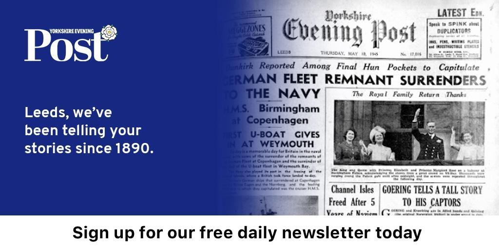 We're proud to have been telling Leeds stories since 1890. Support our journalism by signing up for one of our free newsletters, from breaking news to the Leeds United latest. We'll love you for it! #Leeds yorkshireeveningpost.co.uk/newsletter