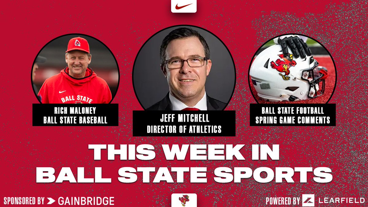 We talk @BallStateFB spring game, #OneBallState Day, @BallStateBB & much more on This Week in Ball State Sports 🎙️ Guests⬇️ ➡️ @JeffMitchellBSU ➡️ @CoachMaloney ➡️ @BallStateFB Head Coach Mike Neu, WR Ty Robinson, WR Qian Magwood & LB Keionté Newson all share quick comments…