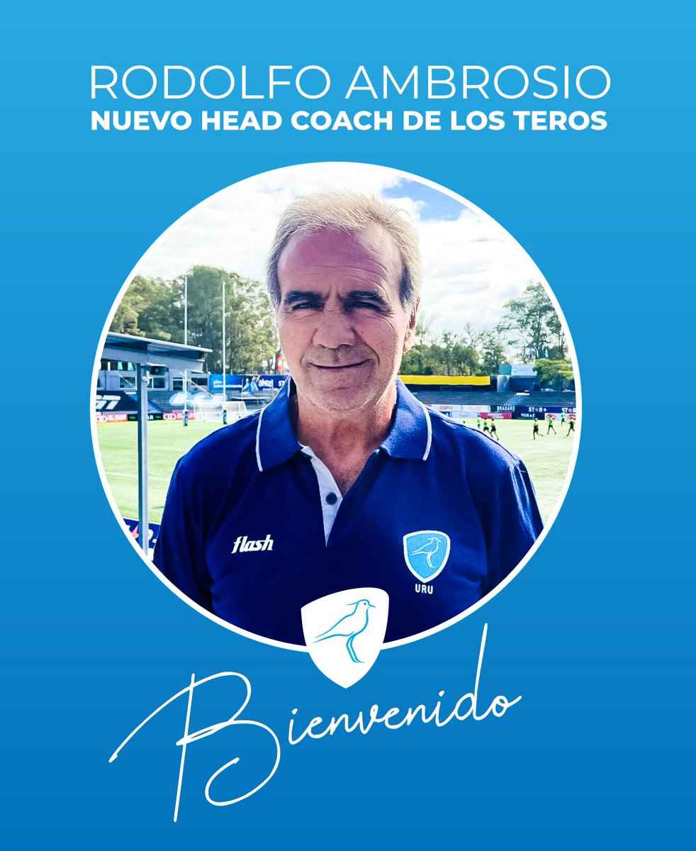 🧢 ¡Bienvenido! Rodolfo Ambrosio es el nuevo Head Coach de Los Teros. #VamosTeros 🇺🇾