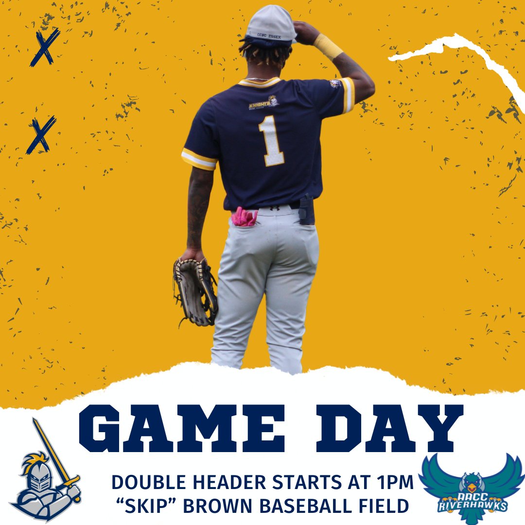 Game Day!! @Essex_Baseball_ travels to Arnold to take on @AACCAthletics in a @NJCAARegion20 doubleheader! 📹youtube.com/aaccathletics Game 1📊: ccbcessexknights.com/sports/bsb/202… Game 2📊: ccbcessexknights.com/sports/bsb/202…