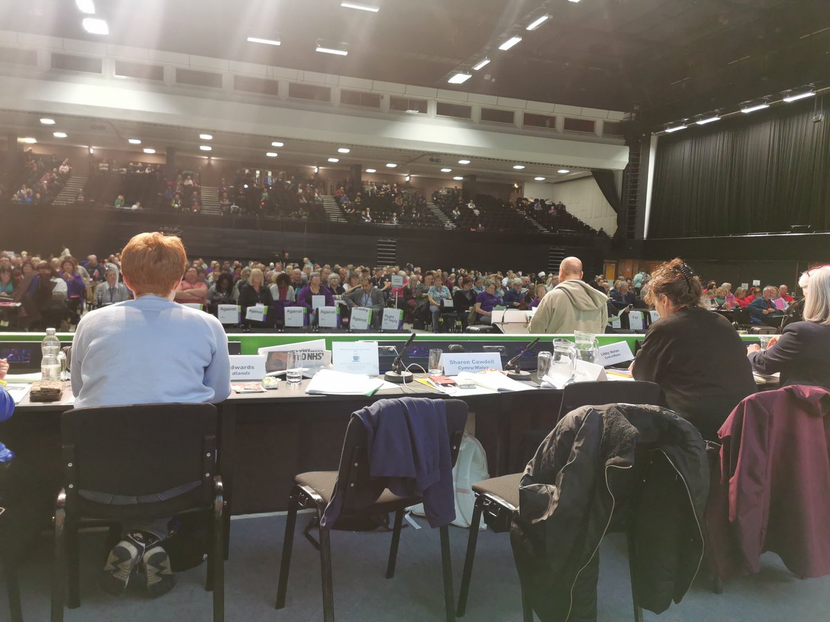 Eddie Woolley speaking against a separate pay spine for nurses at UNISON health conference today. #Uhealth24 #Uhealthc24 He stated: there is a recruitment crisis in the NHS in many areas - not just nursing. This is because the money is no good! We all need a pay rise! The NHS is…