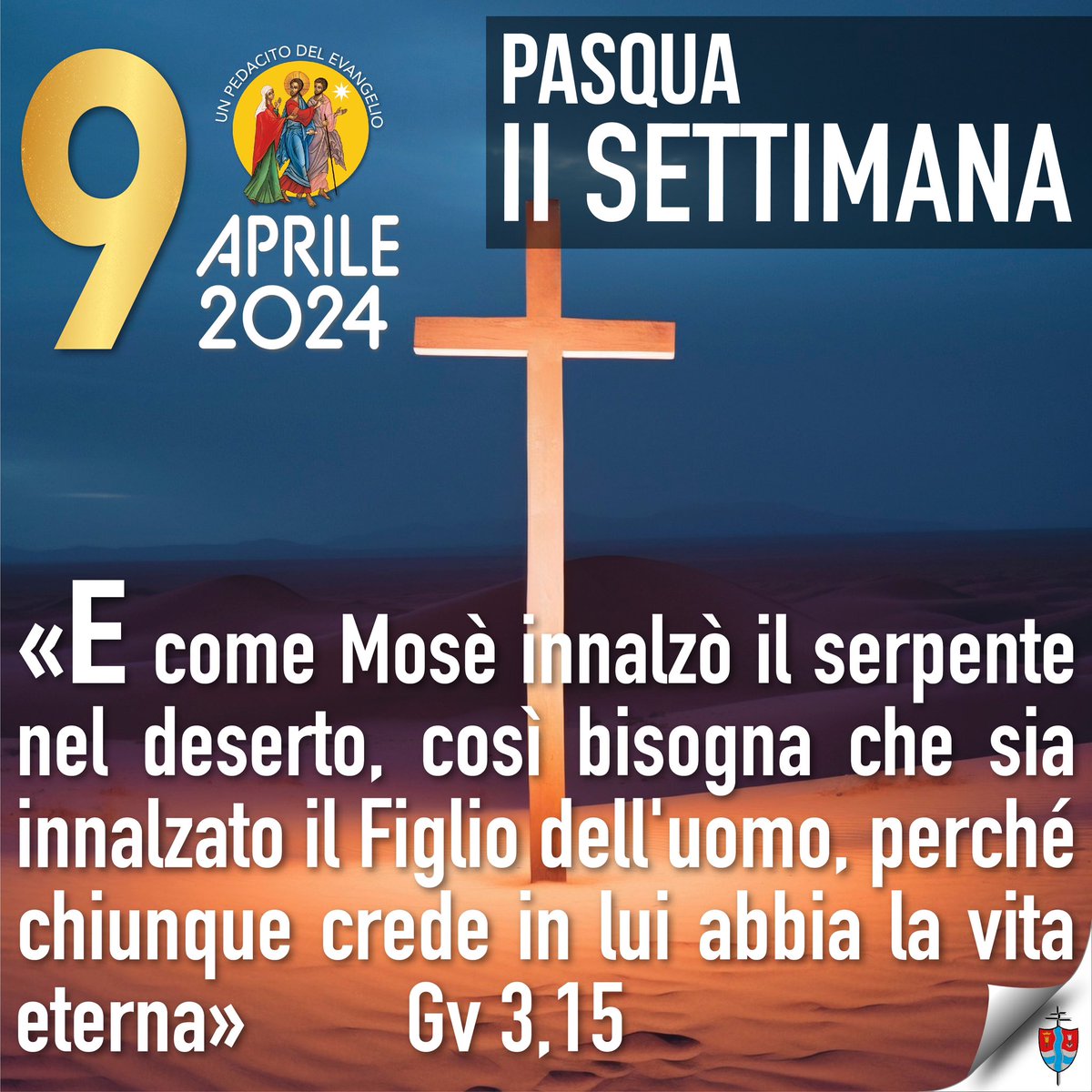 🛐 Un piccolo pezzo di Vangelo 9 aprile 2024•Seconda Settimana di Pasqua

#Pasqua #VangelodelGiorno #MessaDelGiorno