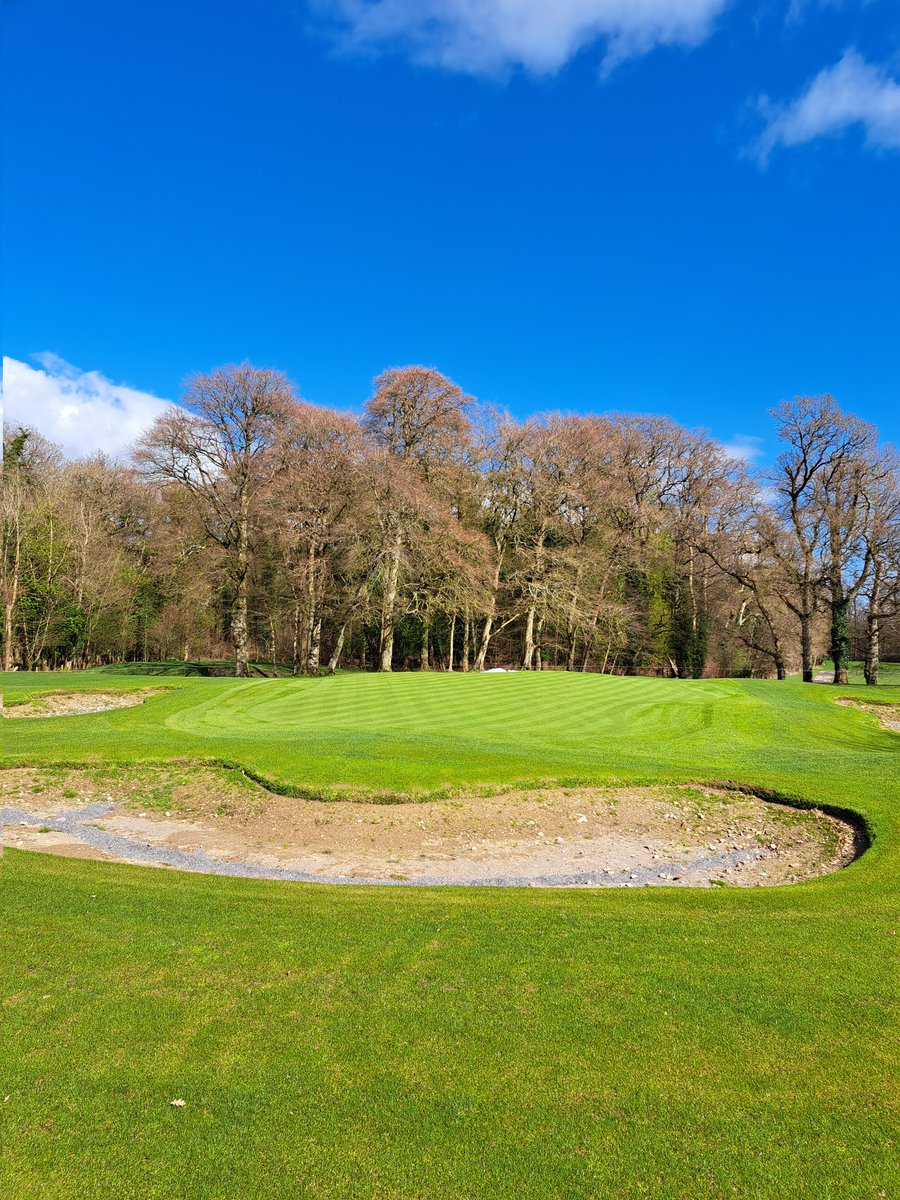 New greens coming along nicely. Getting the sand on and HOC down now to hopefully have them ready to open in 5 weeks.