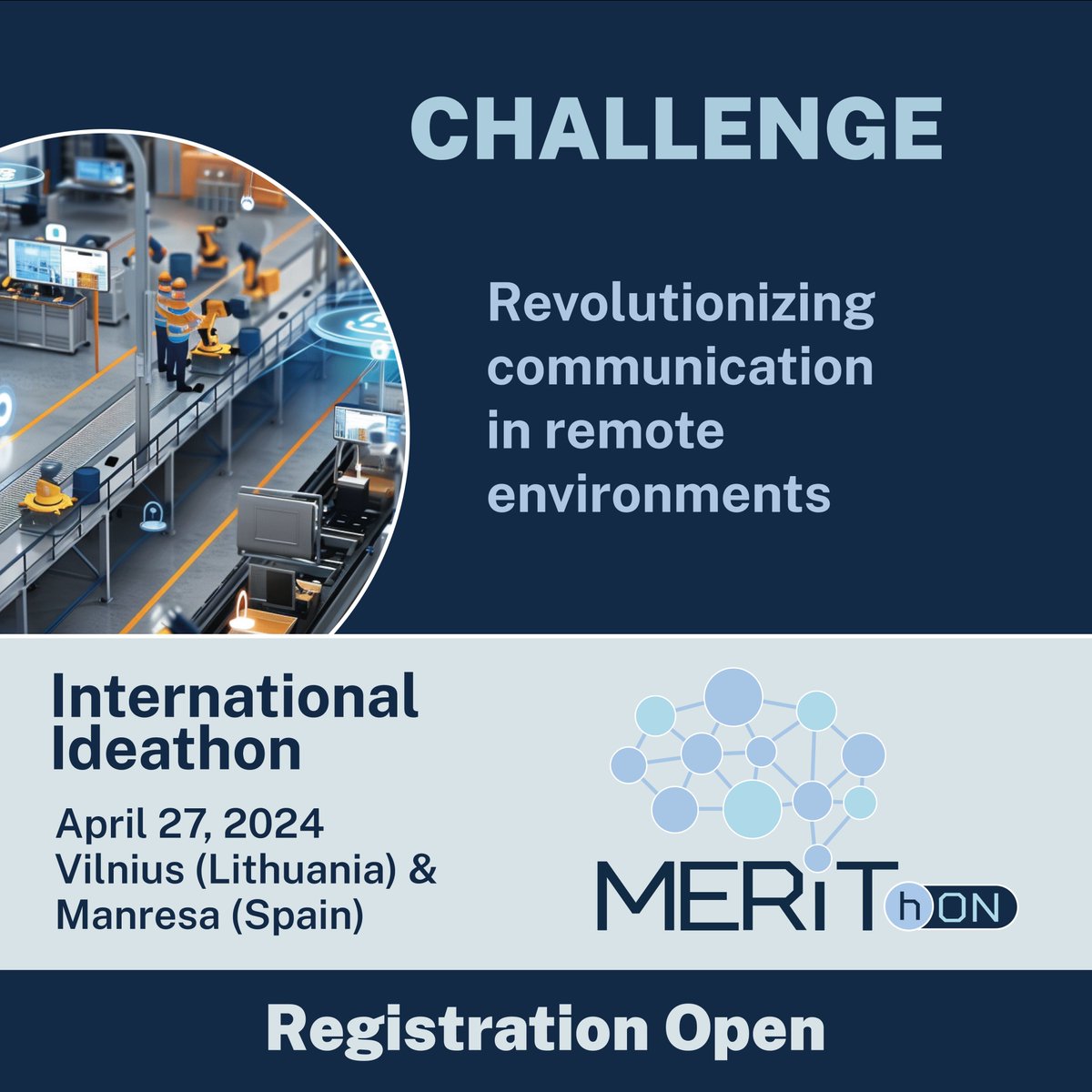 2️⃣💡 Revolutionizing #communication in remote environments.

#MERIThONChallenges #MERIT #Ideathon ⤵️
digitalmerit.eu/merithon/propo…