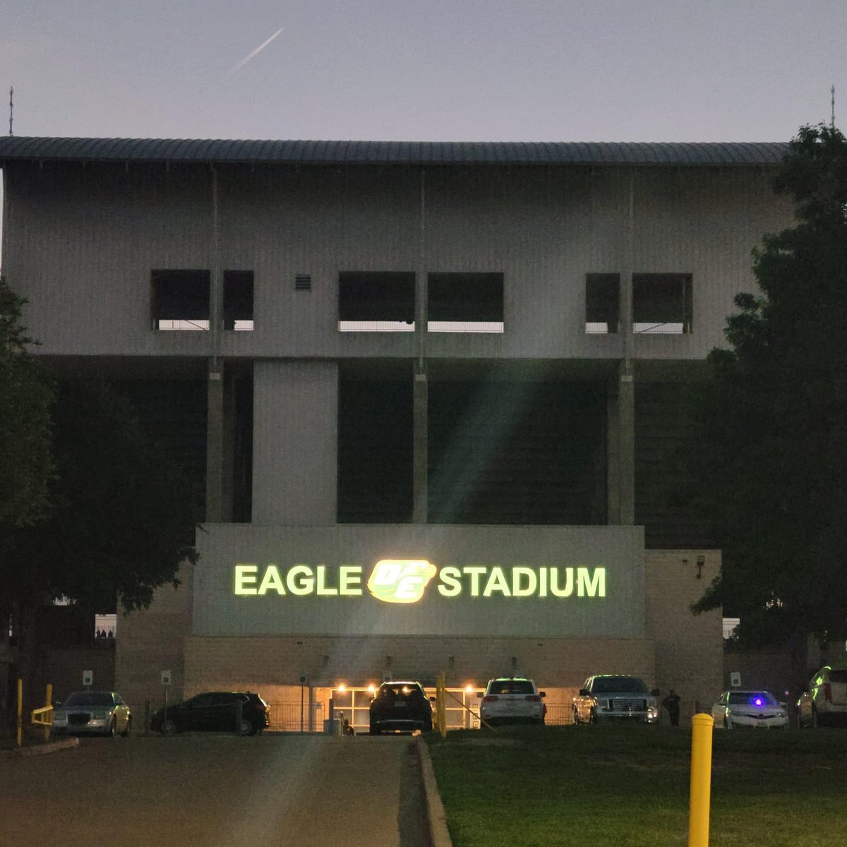 Morning, noon, night, or during an eclipse this view never gets old. We are DeSoto Football. #DeSotoU￼