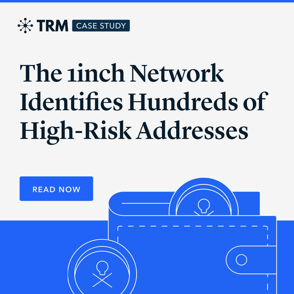 Learn how @1inch used TRM Wallet Screening to proactively identify and take action on hundreds of high-risk addresses—creating a safer #DeFi system for millions of users. ➡️ hubs.ly/Q02sgcKD0