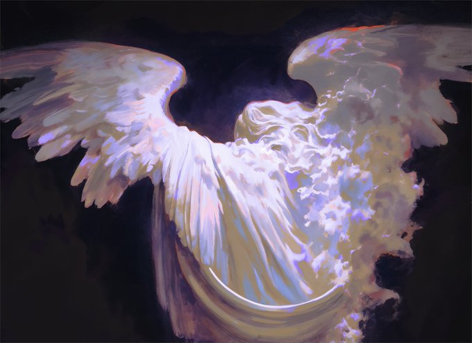 「天使 シンプルな背景」のTwitter画像/イラスト(新着)｜3ページ目