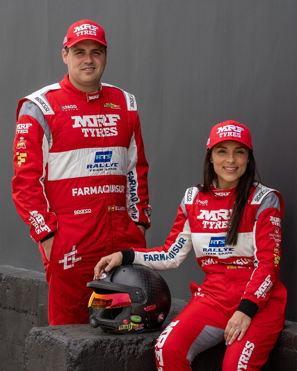 FernandezSara14's tweet photo. Contentos de anunciar que vamos a estar otro año mas en @FIAERC con @MRF_Racing y @RallyeTeamSpain 
Con un Skoda RS de ORSAK Rally Sport. Ha sido un invierno muy duro para poder estar aquí, pero gracias a la entrada de nuevos patrocinadores como Farmaquisur lo hemos logrado 💪🏻 https://t.co/USJaLnsOg3