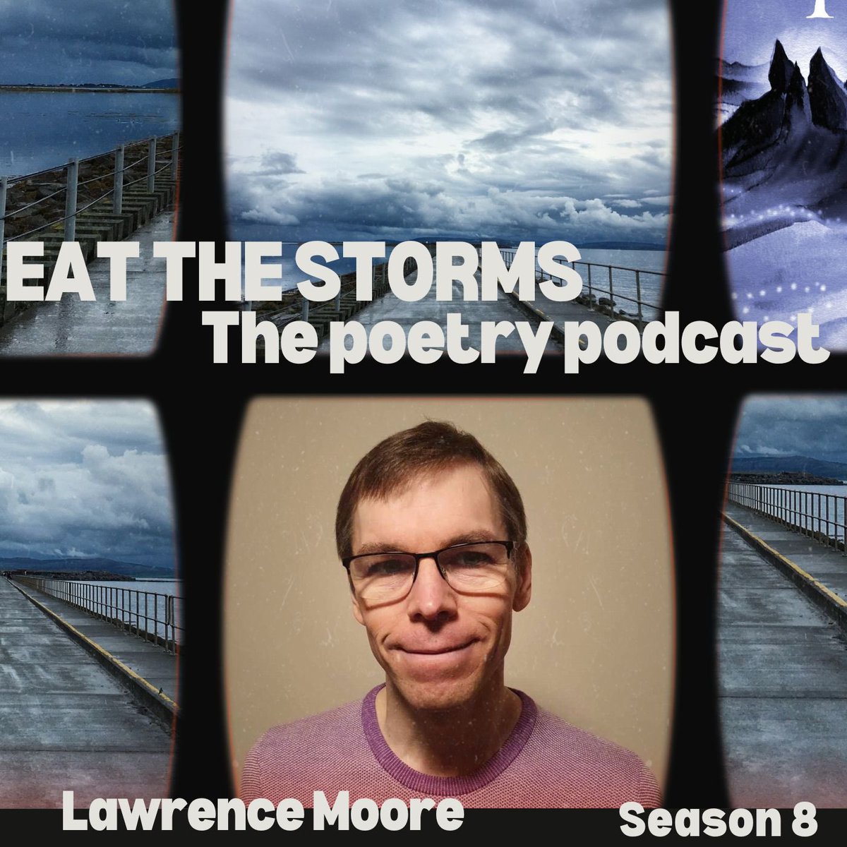 Delighted to welcome back @LawrenceMooreUK to the #poetry #podcast this weekend to hear him read from his debut full poetry collection The Breadcrumb Trail Tune in from 5pm to follow along and ensure you Stay Bloody Poetic 🙏💙