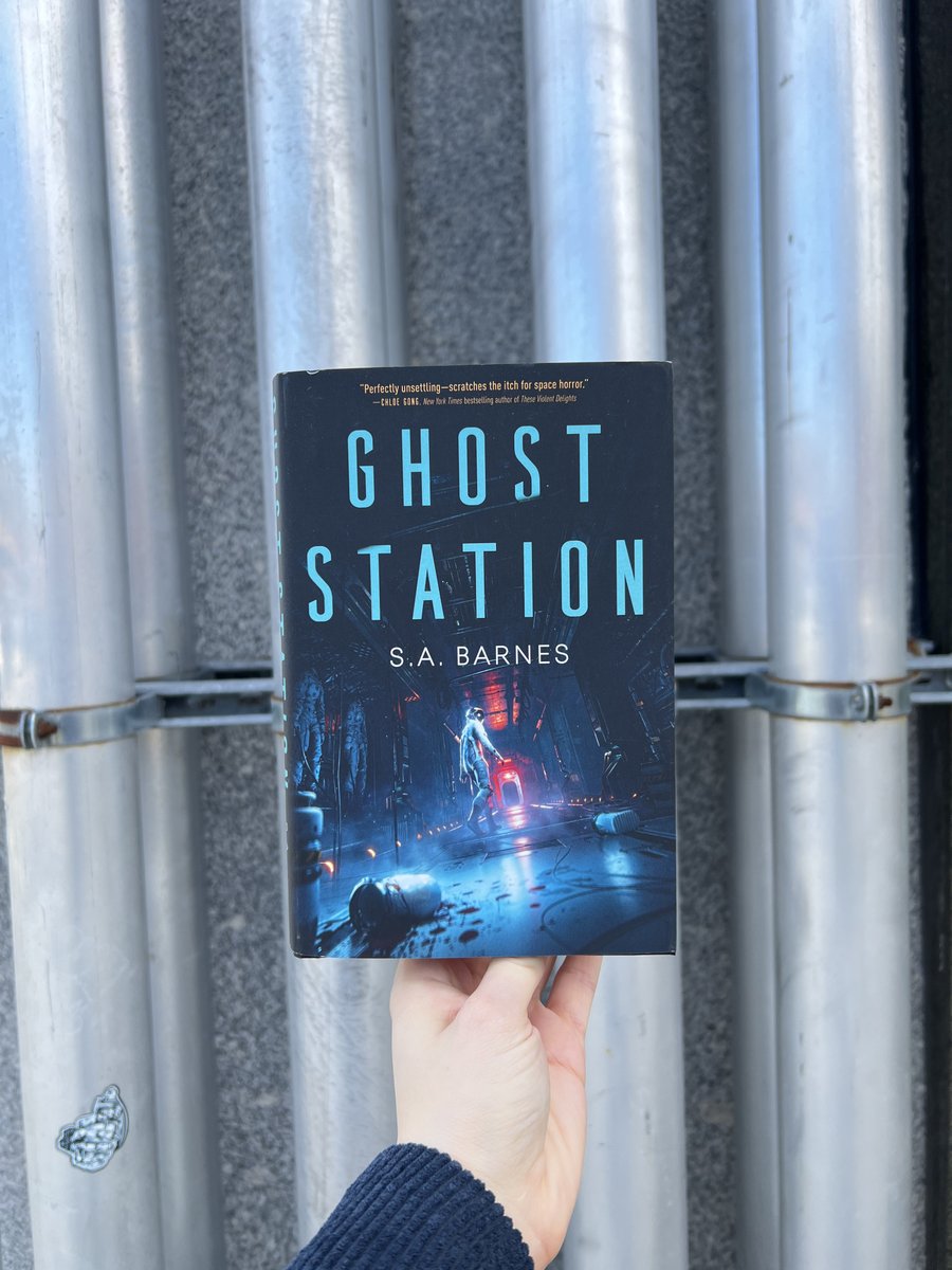 A very Happy Publication Day to Ghost Station by @StaceyKade🚀 This heart-pounding space horror is on shelves TODAY, grab your copy wherever books are sold🌌 torpublishinggroup.com/ghost-station/