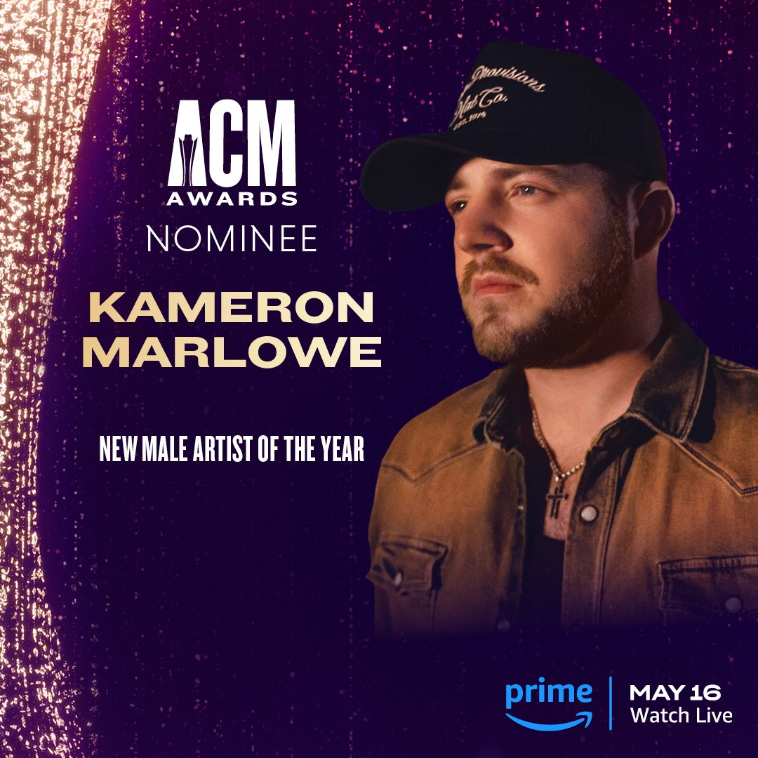 I wish I had words to say how I feel but I don’t know if I do I’m honored and blessed to receive this nomination thank you @ACMawards and congratulations to everybody else nominated I’m humbled and thankful Watch 5/16 on @PrimeVideo