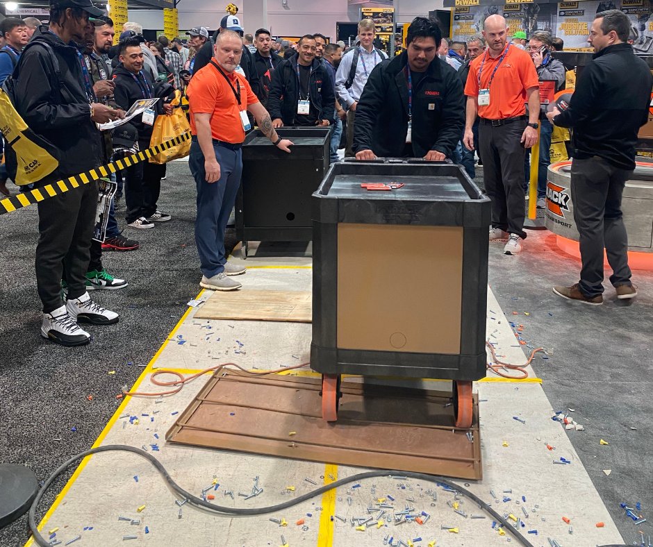 You can't always control the jobsite conditions you're walking into. Don't let someone’s mess stop you from getting your work done. bit.ly/3SYgXey . . #KAT #tradeshow #construction #jobsite #electrician