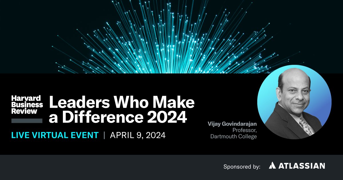 Coxe Distinguished Professor @TuckSchool @Dartmouth Vijay Govindarajan leads our first mini-masterclass of the day at #Leaders2024. His session is: Digital Transformation for Strategic Advantage. His new book, Fusion Strategy, is for leaders competing in the new digital age.