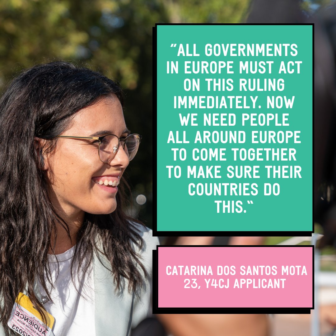 🎙️ Catarina speaks on the importance of today's verdicts and the future of the climate law..