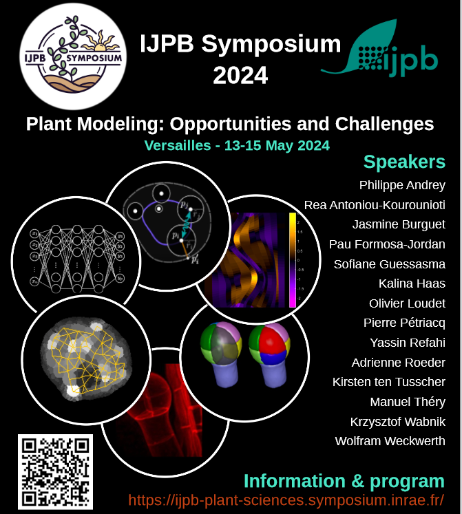 For the #Plant #modeling lovers 😍IJPB Symposium 2024 @ManuelTHERY @AndreyLab_fr @RoederLab @WeckwerthWolf @ReaLAntKour @PauFormosa @KalinaHaas @PetriacqP @yassin_refahi when -> 13-15 May 2024 @ijpb_fr Early bird 15/04 👇 ijpb-plant-sciences.symposium.inrae.fr/registration