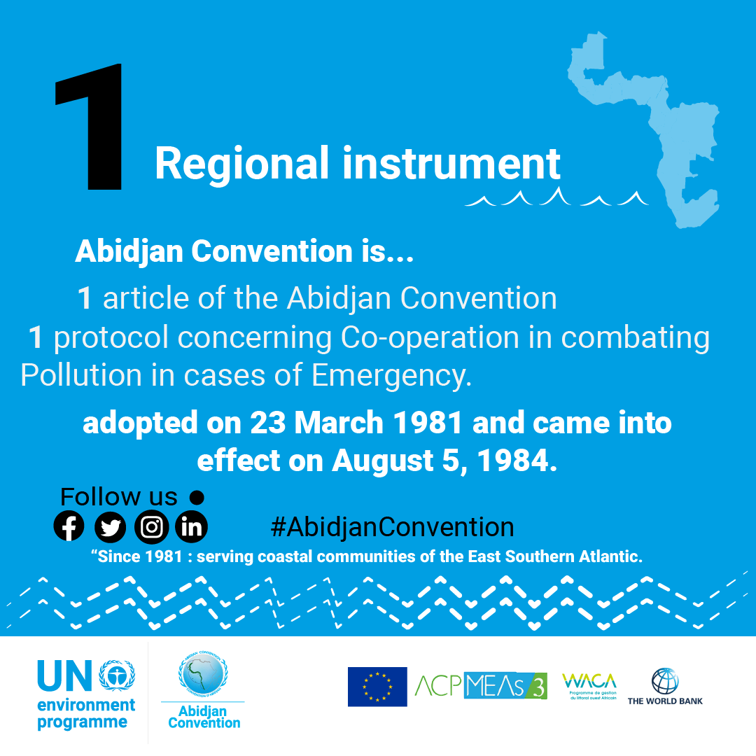 @UNAbjConvention since 1981, serving coastal communities of the East Southern Atlantic. Ratify Additional protocol #1