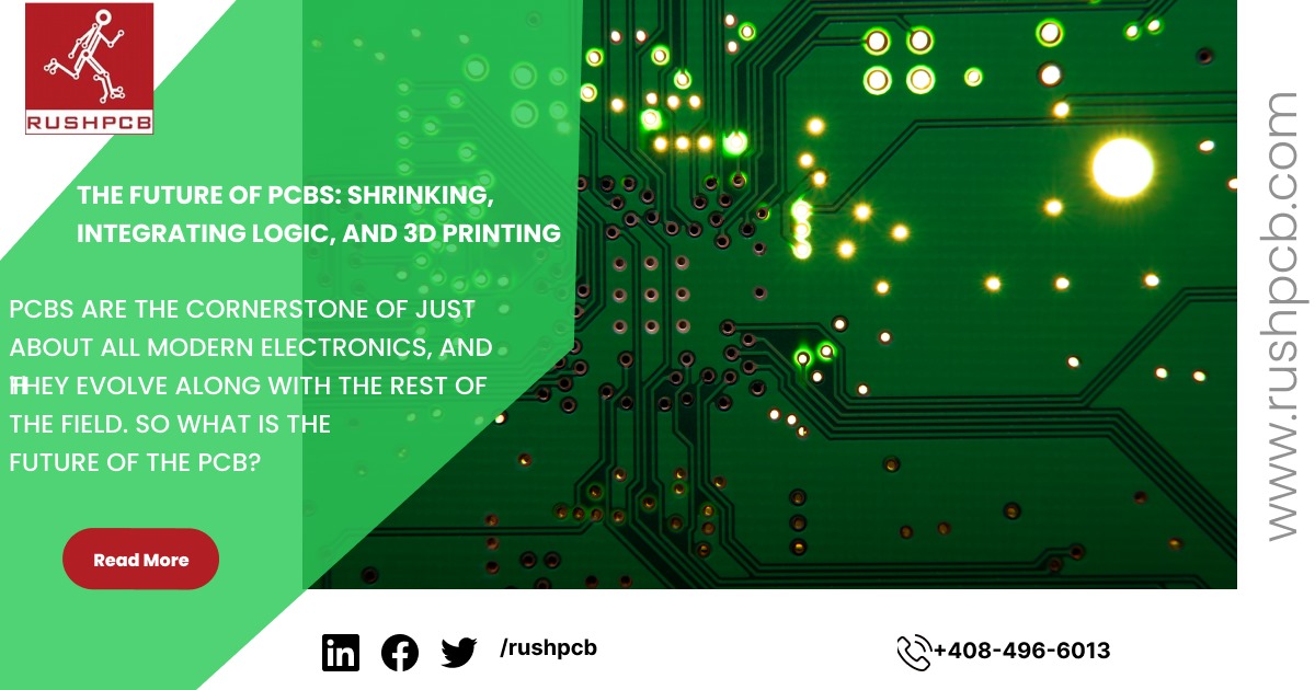 THE FUTURE OF PCBS: SHRINKING, INTEGRATING LOGIC, AND 3D PRINTING bit.ly/43MwN0Q #RPCB #blog #pcba #pcbdesign #pcbassembly #pcbboards #materials #HDIpcbs