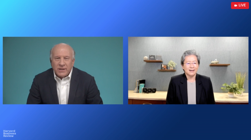 Thrilled to kick off <a href="/HarvardBiz/">Harvard Business Review</a> #Leaders2024 with the brilliant <a href="/LisaSu/">Lisa Su</a> of <a href="/AMD/">AMD</a> talking to <a href="/adiman/">Adi Ignatius</a> and our super-engaged audience about the future of A.I.