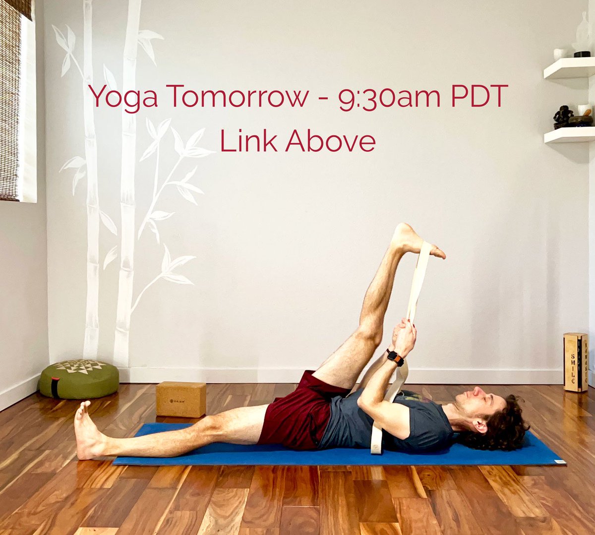 Give yourself some love and care this week. Join me for Yoga tomorrow at 9:30am PDT. 🔺 eventbrite.com/e/trevors-zoom… 🔺 #streamingyoga #onlineyoga #yogateacher #yogaclass #donationyoga #mixedlevelyoga