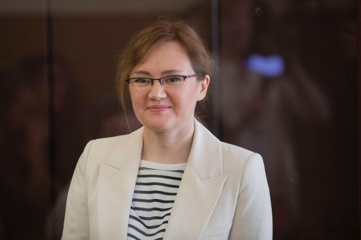 Court in Bashkortostan increases sentence for Lilia Chanysheva, ex-head of Alexei Navalny’s Ufa office, from 7.5 to 9.5 years in prison for creating “extremist community” (@ACF_int). Prosecutor sought a 10-year term Photo: Alexandra Astakhova / Mediazona
