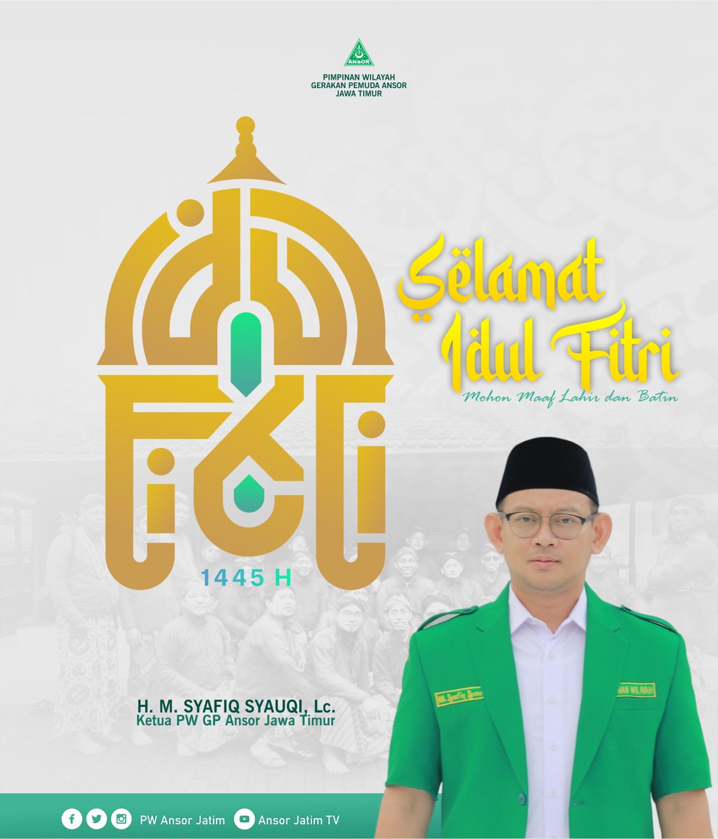 Selamat Hari Raya Idul Fitri, 1 Syawal 1445 Hijriah Minal Aidzin Wal Faizin, Mohon Maaf Lahir dan Bathin 🙏💚