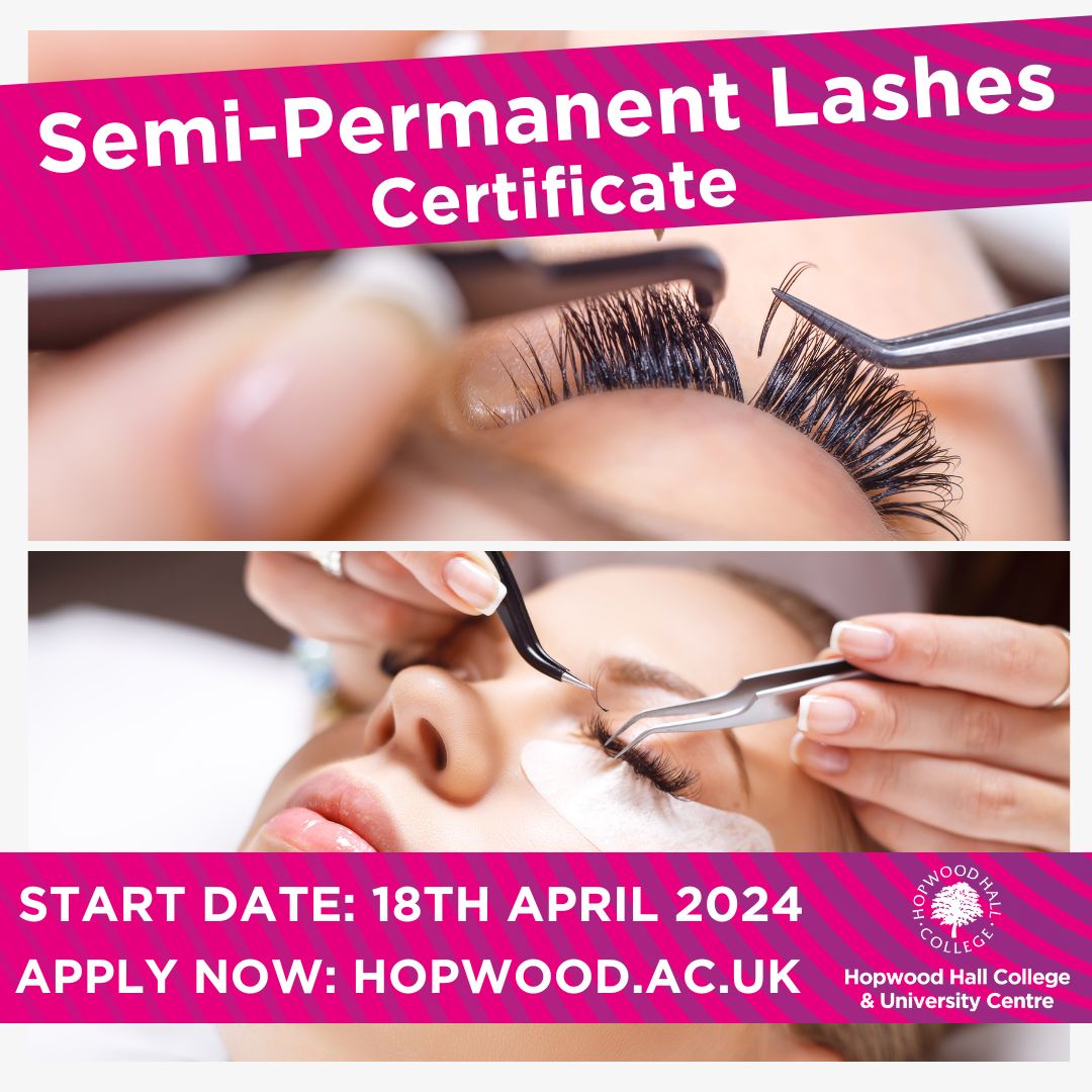 Looking to add to your beauty therapy portfolio? Check out our Certificate in Semi-Permanent Lashes. This course will provide you with advanced lash application techniques, and develop your understanding of safely applying lashes. Apply now: ow.ly/5FF850RboIx