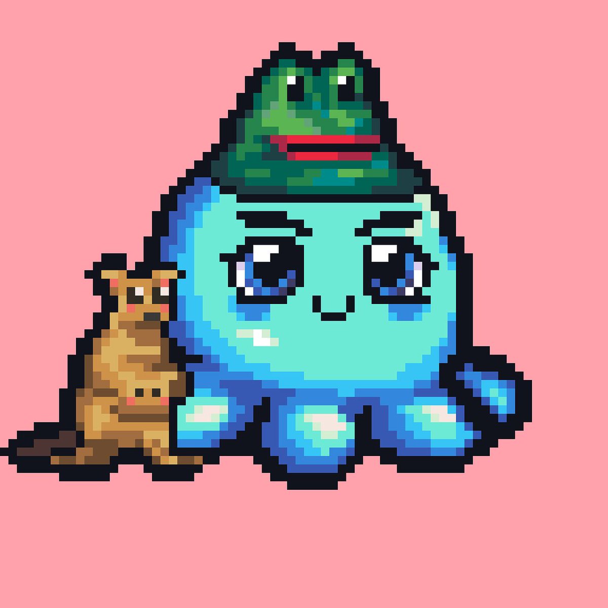 vakaytion's tweet photo. Thanks for the trade @Rarma_ πͺ
squid wif frog hat πΈ @PixelSquids https://t.co/BiACeBjzXk