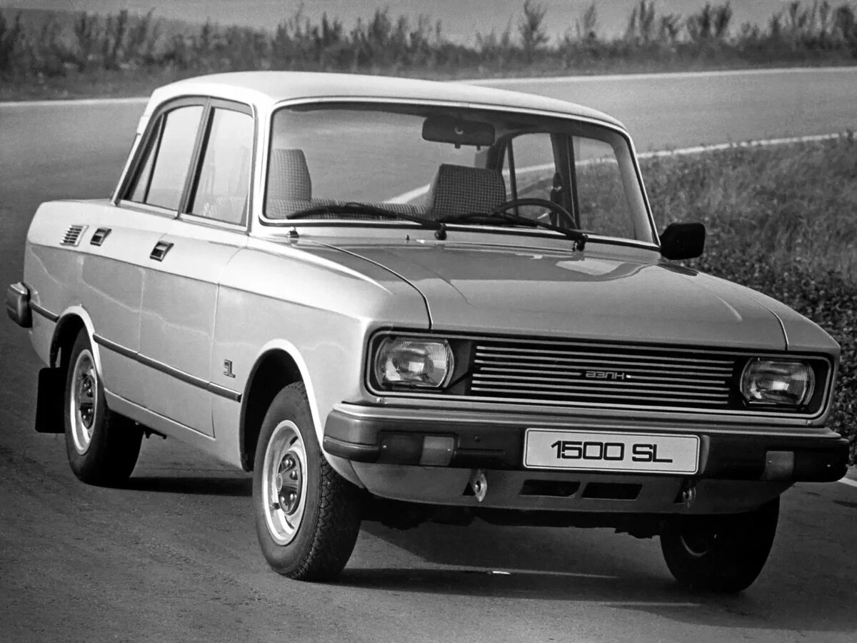 Moskvich 1500SL Soviet car export version, 1980.