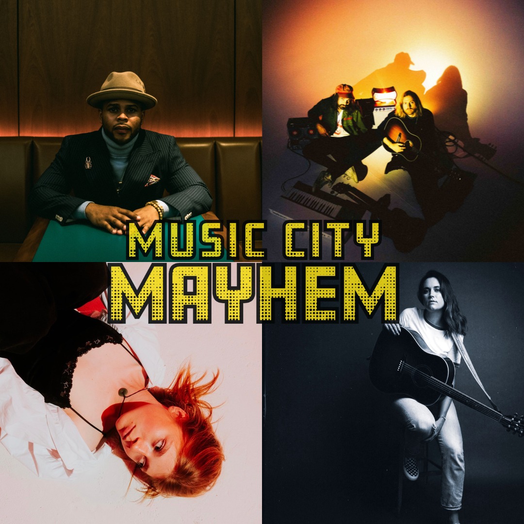 Today on #MusicCityMayhem, 4 more artists enter the competition but only 2 will continue. It's up to you who moves on. Kenny Sharp vs. Texino @rileyblueguitar vs. LB Beistad 🗳️Lightning100.com/mayhem
