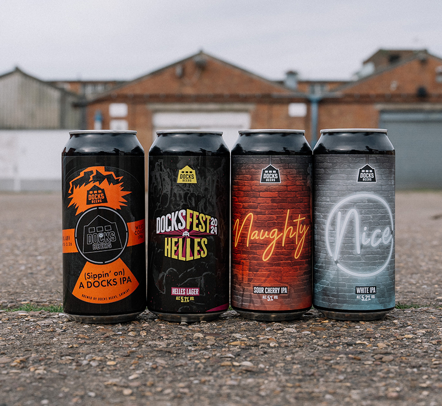 Have you tried our 440ml mixed pack yet? 🍻 Get 4 different cans of beers for only £14.50, including: - (Sippin') on a Docks IPA (7.4% ABV) - DocksFest Helles Lager (5.1% ABV) - Naughty Sour Cherry IPA (5% ABV) - Nice White IPA (5.2% ABV) Shop online now and get 10% off your…