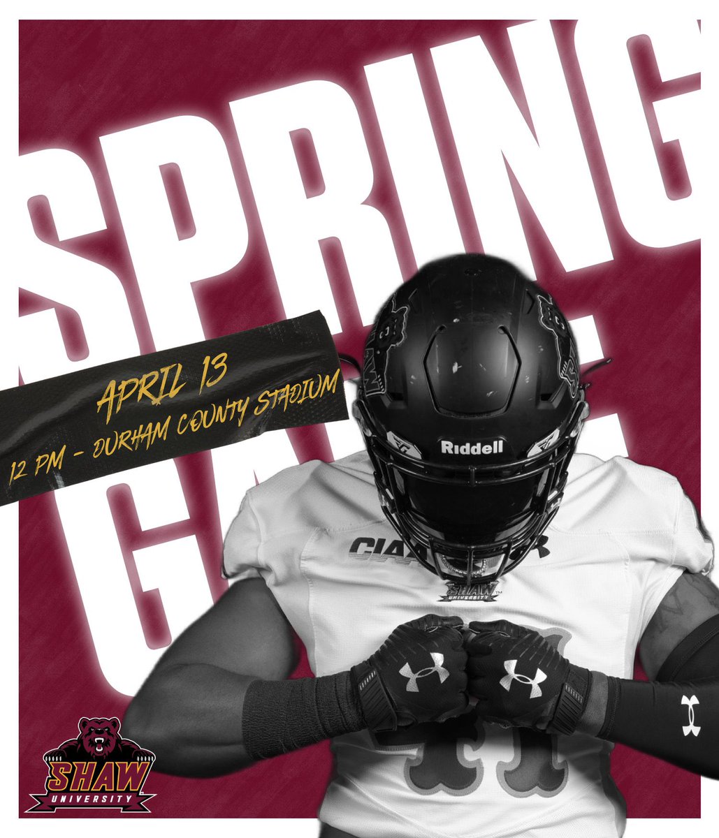 Come check us out this Saturday at 12pm as we wrap up spring ball!