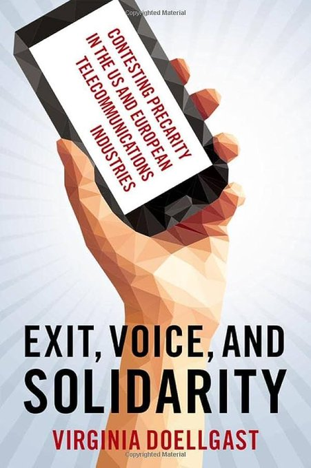ILRReview's tweet photo. New Issue "[@vdoellgast] presents a strong argument as to the circumstances in which labor agency can make a difference to workers and certainly contains lessons for all those involved in labor policy, activism, &amp; academia." Donaghey reviews.@SageJournals
https://t.co/Q9Iw4DXXKG https://t.co/7HJapsOBJj