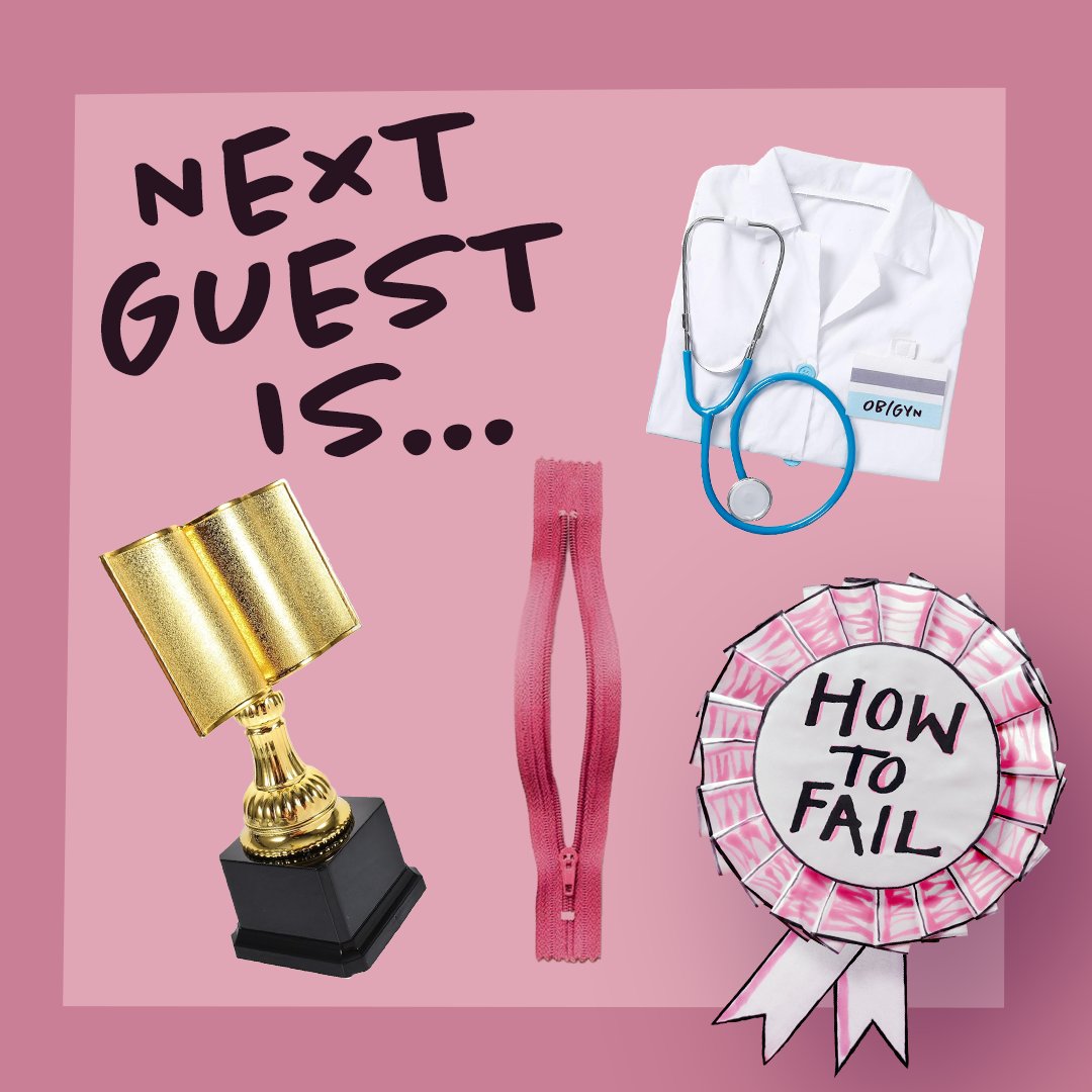 This week’s guest, is an obstetrician, gynaecologist and author, known for their advocacy of women’s health issues and debunking medical myths. They are changing the way we talk about our bodies and wellbeing. Can you guess who’s on tomorrow’s episode of #HowToFail?