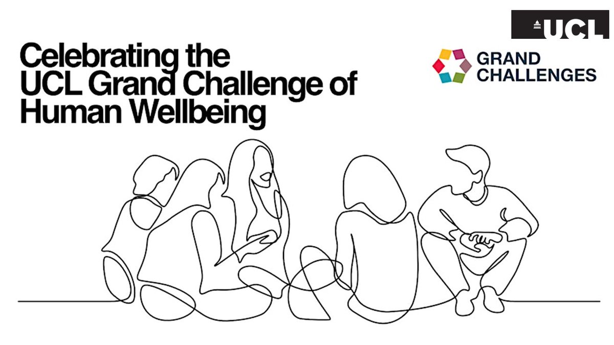 We're celebrating UCL Grand Challenge of Human Wellbeing on May 15, 4pm. Join us @ucl's North Cloisters for an evening dedicated to the past, present and future of Human Wellbeing at UCL! ucl.ac.uk/grand-challeng…