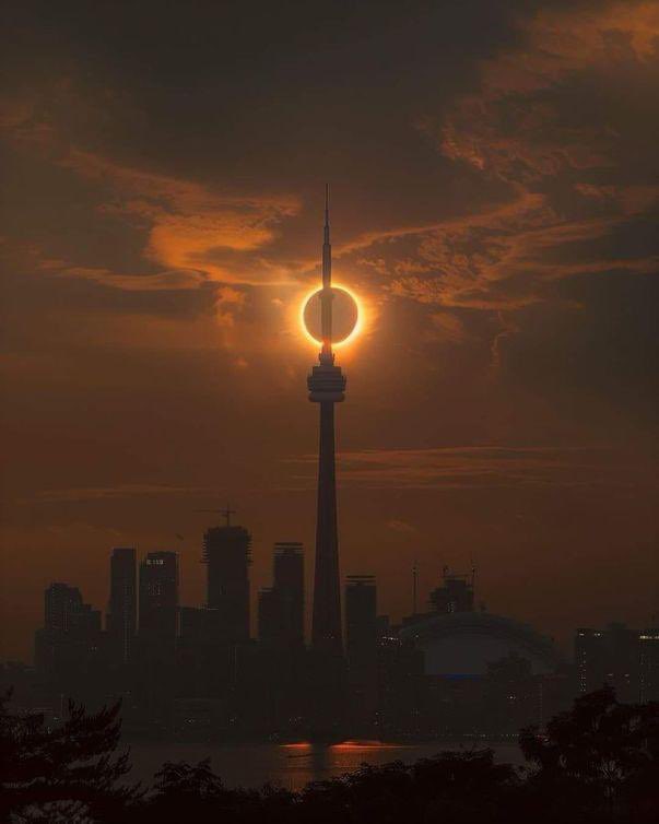 My cousin in Toronto took this amazing picture