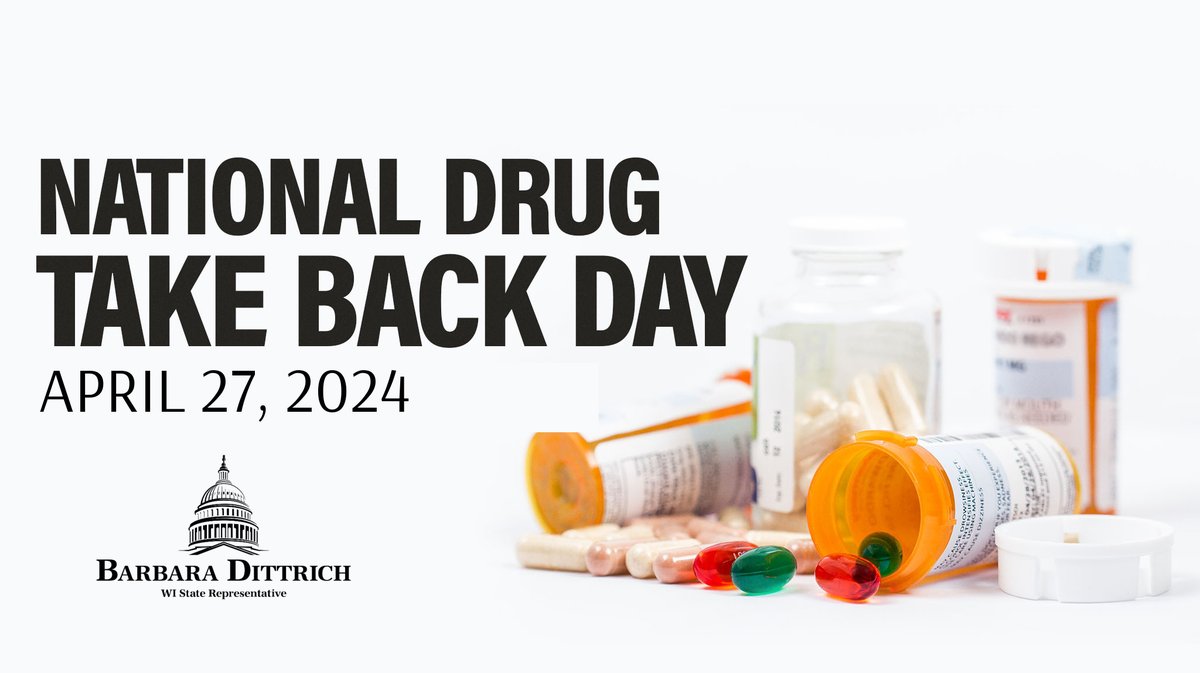 The Spring Drug Take Back Day is only a week away. Find the drop-off location in your area at dhs.wisconsin.gov/opioids/drug-t….
#addiction #prevention #drugtakeback #doseofreality #onepillkills