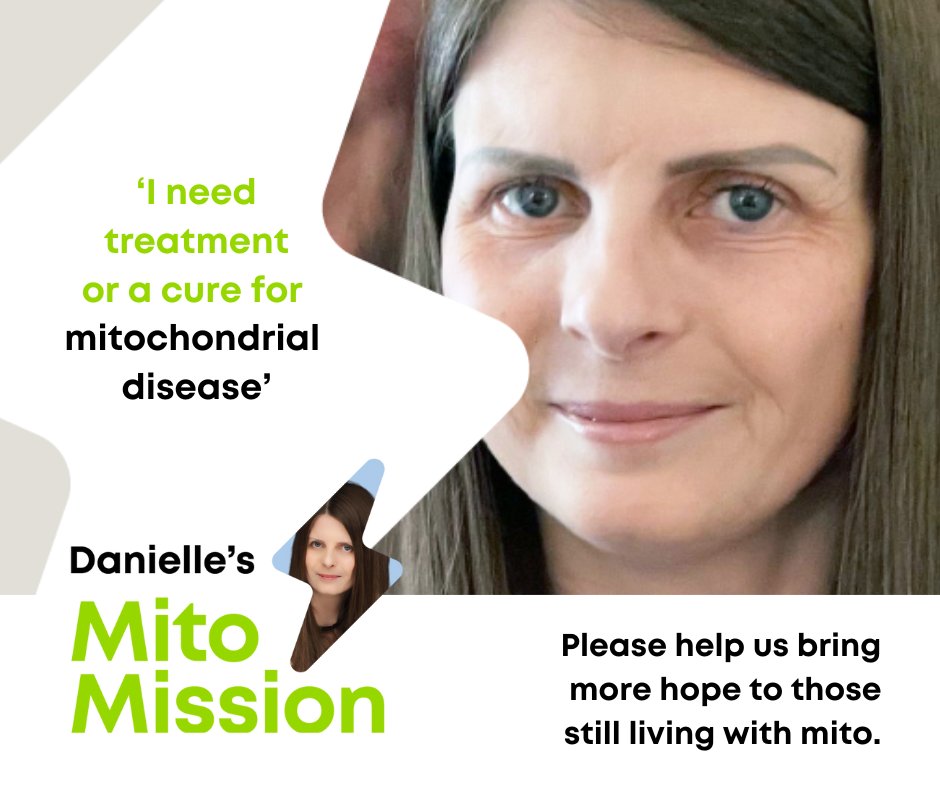 To read more about Danielle's journey to a diagnosis with mitochondrial disease and her story so far click the link below:
mymitomission.uk/danielles-mito…

#mymitomission #daniellesmitomission #needsacure #curemito #mitochondrialdisease