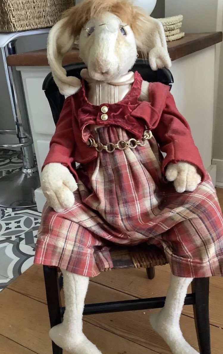 I love market place, I have been gifted Winston, chair and all.
He’s not a conversation piece he’s a conversation starter.
