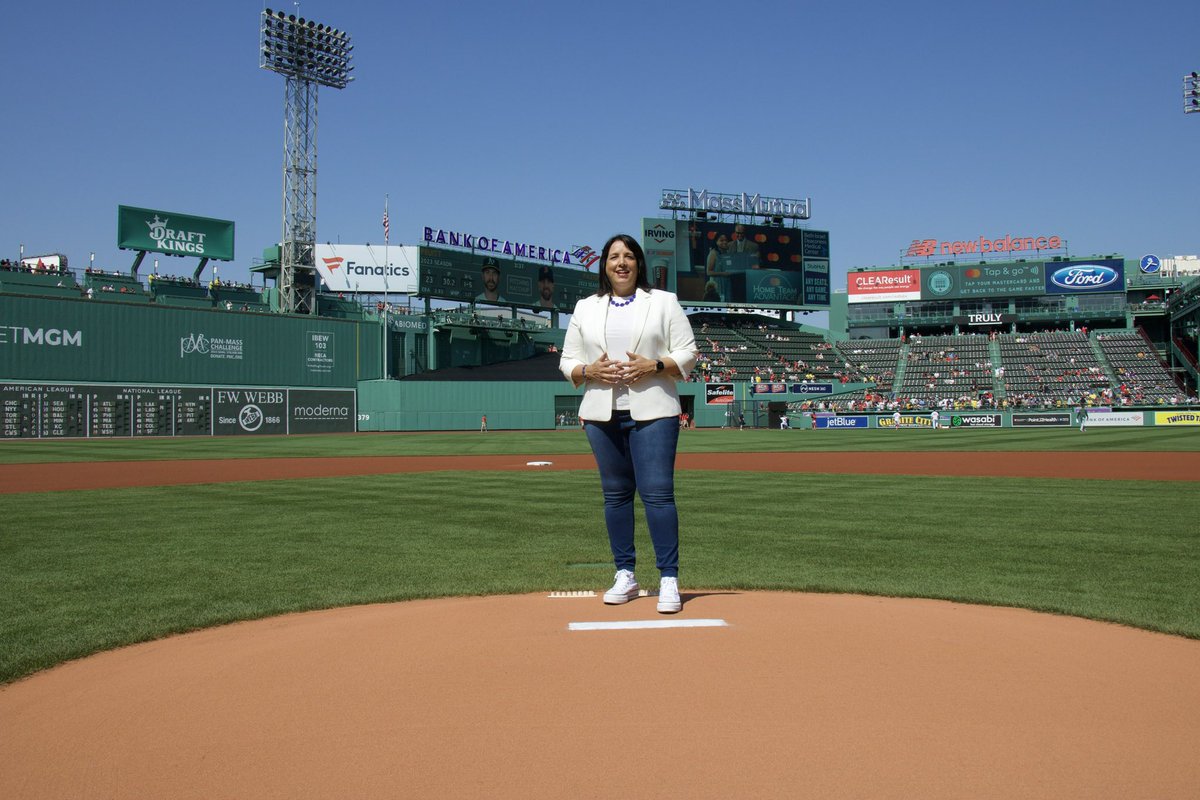 Baseball is BACK in Boston! Happy #OpeningDay at @fenwaypark. Let’s go, @RedSox! ⚾️